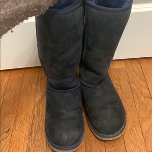 Navy UGG boots tall